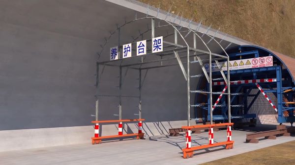 成县隧道施工动画制作公司 - 隧道施工工艺和施工方法 - 隧道施工汇报动画视频 - bim 工程施工动画